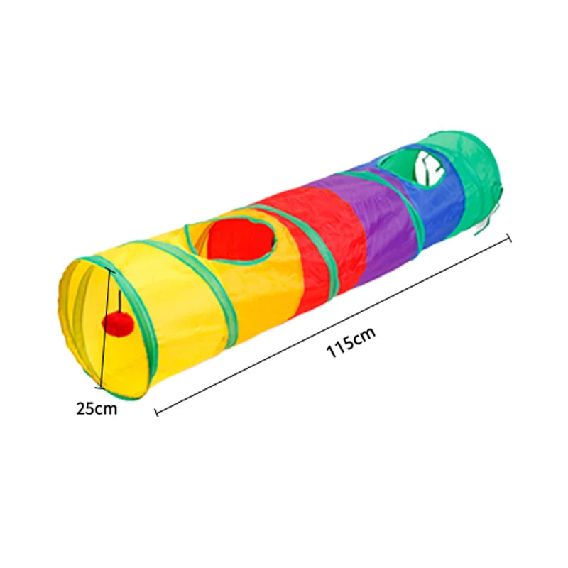 Interactive Cat Play Tunnel