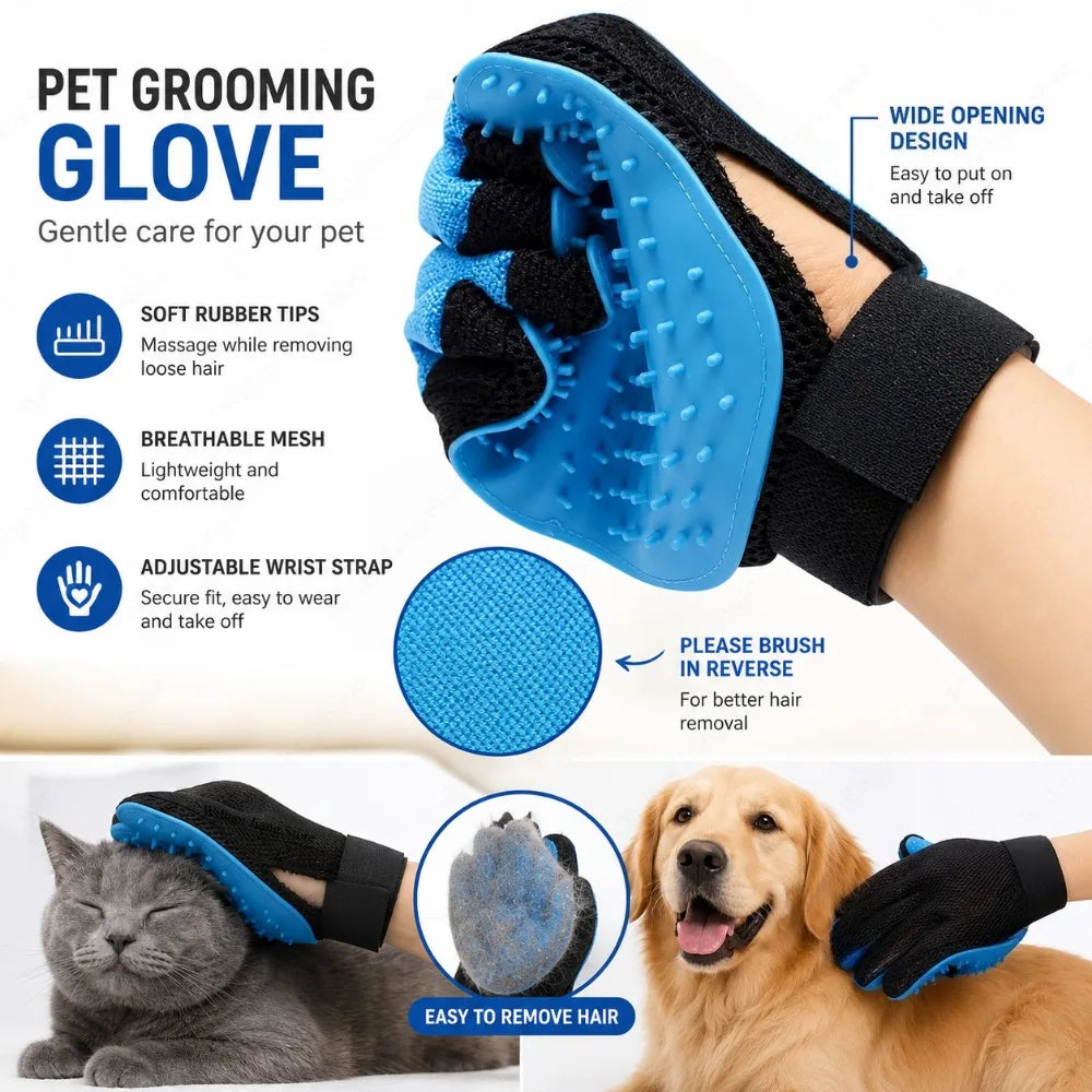 Pet Grooming Glove