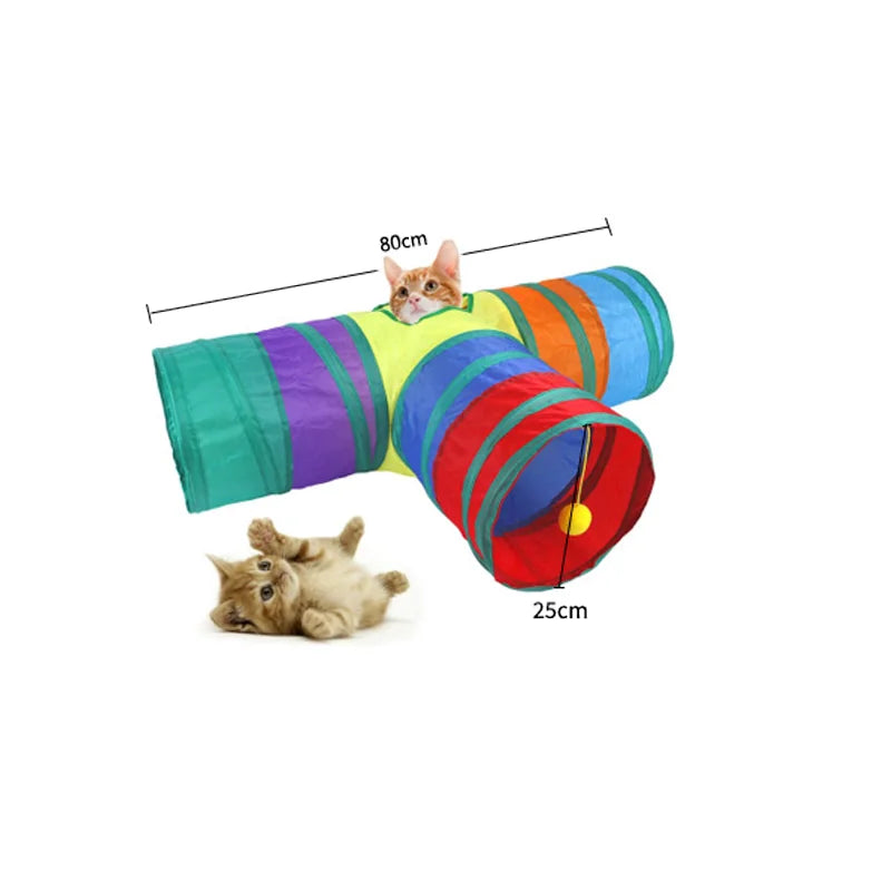 Interactive Cat Play Tunnel