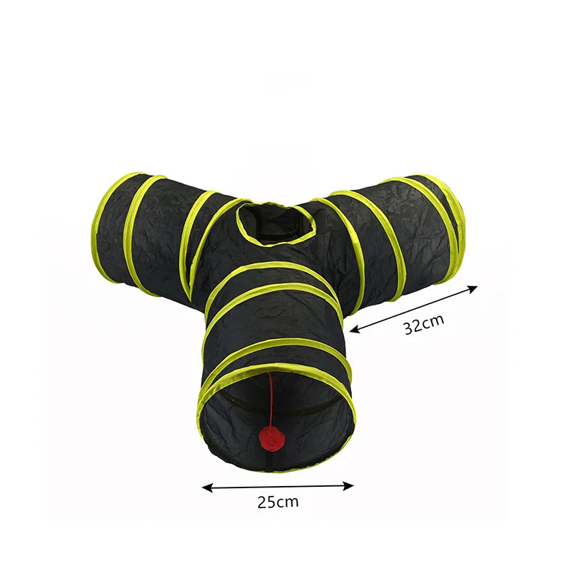 Interactive Cat Play Tunnel